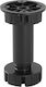 Opes 550 Plastic Furniture Leg Suitable for Cupboard / Wardrobe 10x10cm Black