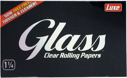 Glass Papers Clear Rolling Papers Zigarettenpapier 1+1/4 50 Blätter 1Stück