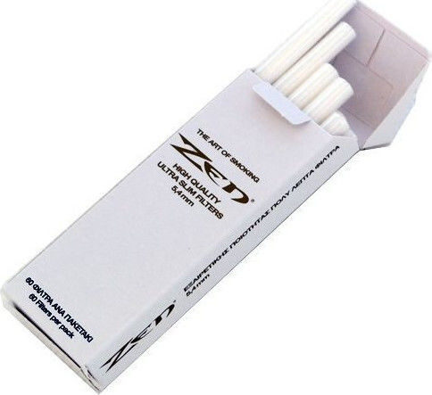 Zen Smoke Ultra Slim Бели Филтърни Накрайници Обикновени 5.4мм 60x1бр