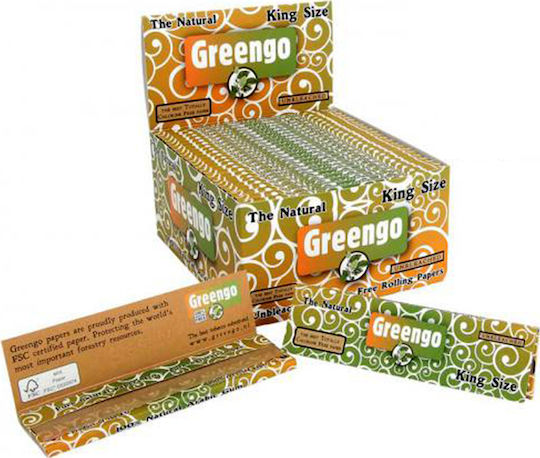 GreenGo King Size Zigarettenpapiere King Size 33 Blätter 50Stück