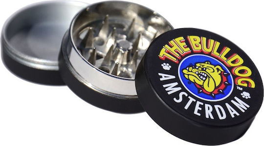 The Bulldog Amsterdam Grinder 45mm 3 Parts Μαύρο Μεταλλικό 1τμχ