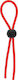 Dream Toys Stretchy Thin Lasso Cock Ring Red
