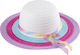 Παιδικό Καπέλο Ψάθινο Λιλά Για Κορίτσια