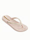 Ipanema Mesh IV Frauen Flip Flops in Gold Farbe