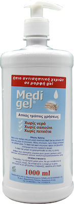 Medichrom Medi Gel Antiseptic with Pump 1000ml Natural