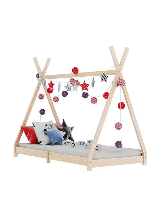 Kids Bed Montessori Single for Mattress 90x200cm
