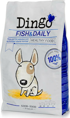 Dingonatura Dingo Fish & Daily 3kg Trockenfutter für erwachsene Hunde mit Reis und Lachs