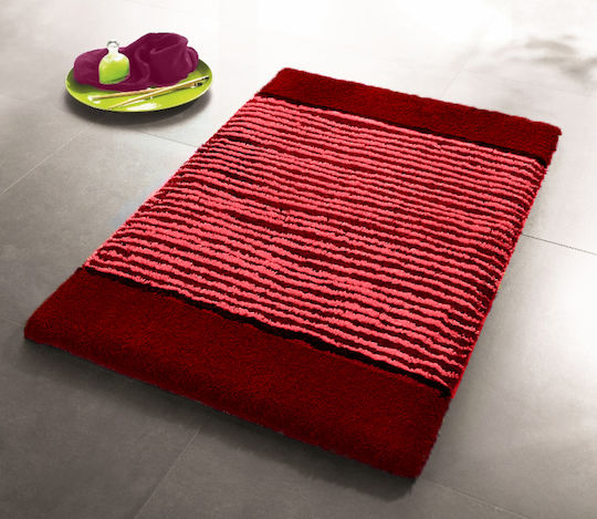 Kleine Wolke Fuchsia Bath Mat Relief 60x100cm Kleine Wolke Fuchsia Bath Mat Relief 60x100cm