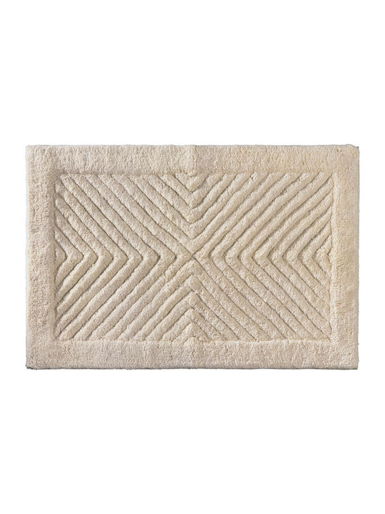 Guy Laroche Bath Mat Cotton Mozaik 1127091120039 Natural 55x85cm