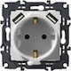 Aca Prime Single Power Safety Socket White