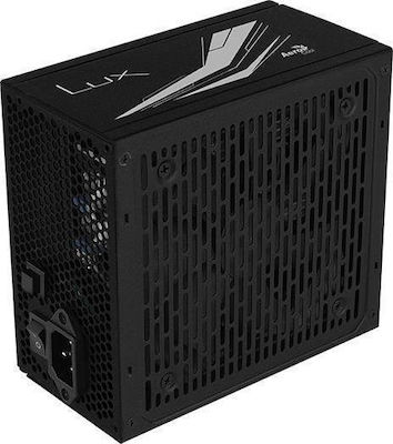 Aerocool LUX RGB 650W Schwarz Computer-Netzteil Voll verkabelt 80 Plus Bronze