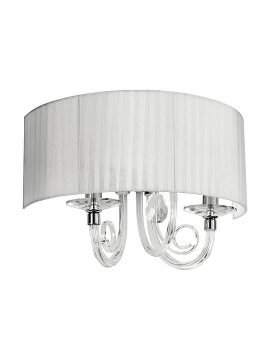 Ondaluce Leira Leuchte Wand Weiß 44x23x30cm Ondaluce Leira Leuchte Wand Weiß 44x23x30cm