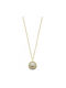 14-carat gold necklace with pearl R329K