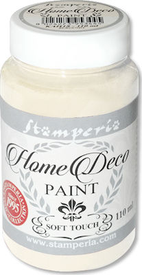 Stamperia Home Deco Paint Vopsea cu Creta Vopsea albă 110ml KAH01