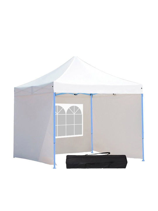 Timeless Tools Πτυσσόμενο Κιόσκι Κήπου Λευκό 3x3m