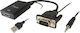 Equip Μετατροπέας 3.5mm / VGA male σε HDMI female (119038)