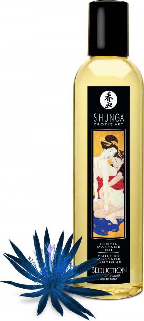 Shunga Erotic Art Erotic Massage Oil Seduction Midnight Flower Ml