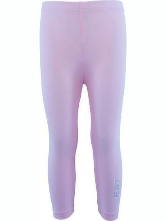 Evita Kinder Leggings Lang Rosa Capri-Leggings