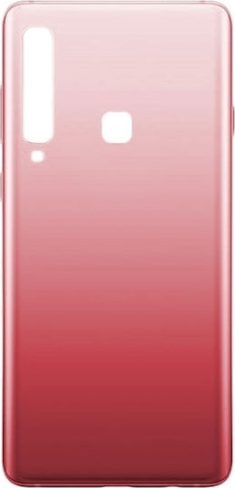 Batterieabdeckung Rosa Rosa-Rot für Galaxy A9 2018