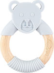 Nibbling Bear Teething Ring made of Silicone for 3 m+ 1pcs BR74240