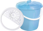 Cyclops Mop Bucket with Squeezer Plastic Capacity 12.5lt Blue