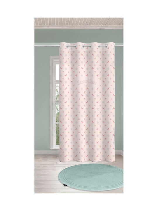 Saint Clair Kinder Vorhang Rosie mit Haken Pink...