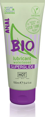 HOT Bio Superglide Anal Lubricant Πρωκτικό Λιπαντικό Gel 100ml