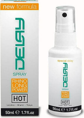 HOT Rhino Long Power Delay Retardant pentru bărbați în spray 50ml