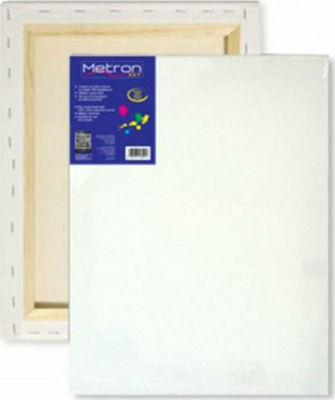 Metron Leinwand auf Keilrahmen Weiß Rechteckig mit Keilrahmen 35x45cm 350gr/m²