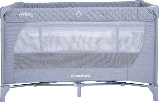 Kikka Boo Medley 2020 Laufstall 2 Ebenen mit Matratze Gray 125x65cm
