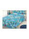 Mickey Kids Duvet Cover Single Cotton Light Blue 160x240cm