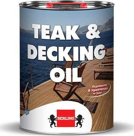 Berling Teak & Decking Oil Teak Oil Teak Matte 4lt