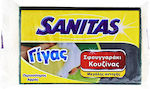 Sanitas Large Heavy Duty Σφουγγάρι Πιάτων Πράσινο