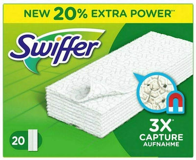 Swiffer Ανταλλακτικό Πανί Παρκετέζας Trap & Lock 20τμχ