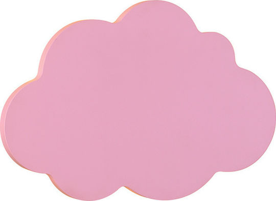 Aca Led Wooden Kids Wall Light Cloud Pink Aca Led Wooden Kids Wall Light Cloud Pink