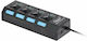 Quer USB Хъб 4 Порта USB 3.0 с Връзка USB-A