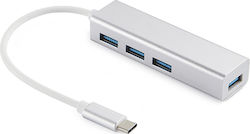 Sandberg Saver USB Хъб с 4 Порта (USB-C) 336-20