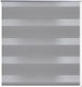 vidaXL Roller Blinds Zebra Double Gray W80xH150cm 240199