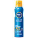 Nivea Protect & Dry Touch Αδιάβροχη Αντηλιακή Λοσιόν για το Σώμα SPF50 σε Spray 200ml