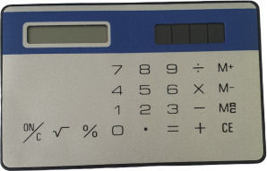 Truly Αριθμομηχανή Τσέπης 601 8 Ψηφίων σε Μπλε Χρώμα
