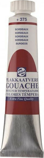 Royal Talens Extra Fine Tempera Paints Bordeaux 375 in Tube 20ml 1pcs