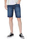 Levi's 501 Hemmed Herrenshorts Jeans Dark Blue