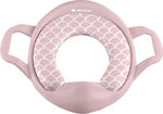 Kikka Boo Toddler Toilet Seat Soft-Padded with Handles Shape of Sea Pink