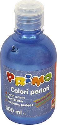 Primo Perlata Tempera Colour Paint Bottle 300ml Blue