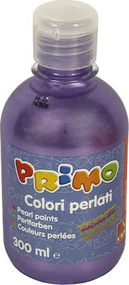 Primo Perlata Tempera Colour Paint Bottle 300ml Purple Pearl