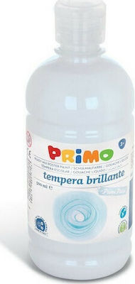 Primo Brillante Tempera Colour Paint Bottle 500ml White