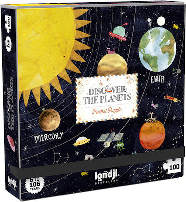 Kids Puzzle Discover The Planets for 6++ Years 100pcs Londji