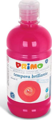 Primo Brillante Tempera Colour Paint Bottle 500ml Red 301