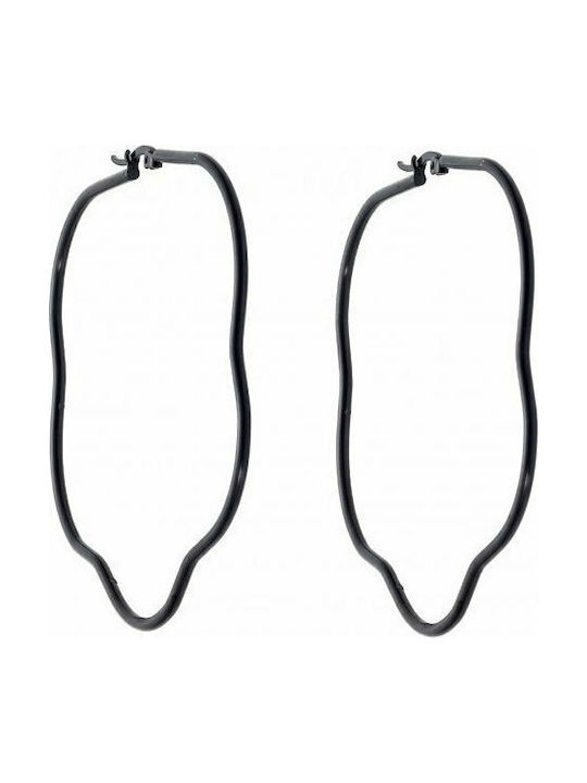 Senza Earrings Hoops made of Steel