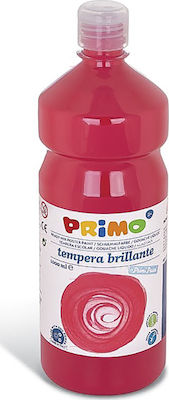 Primo Brillante Tempera Colour Paint Bottle 1000ml Red 380